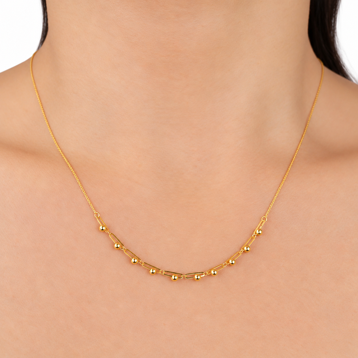 Clipper Sphere Necklace