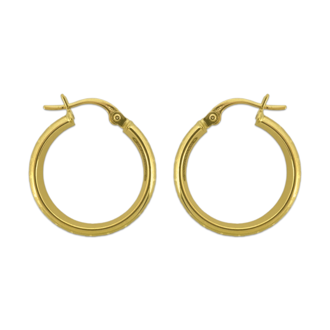 Curved Meander Round Hoops