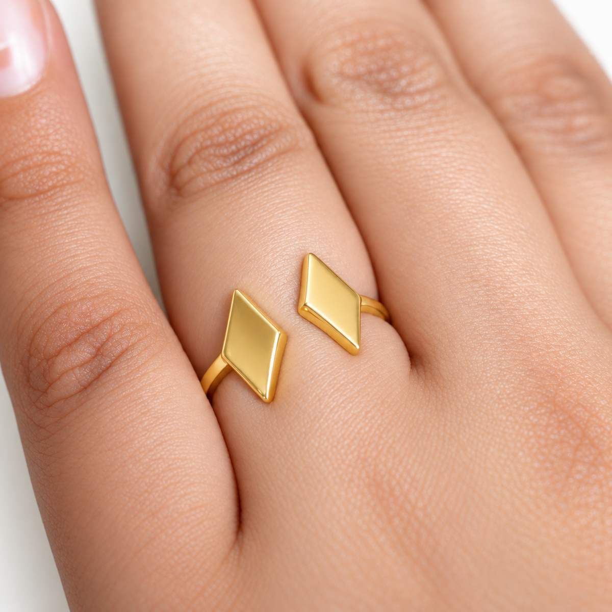Rhombus Duet Ring