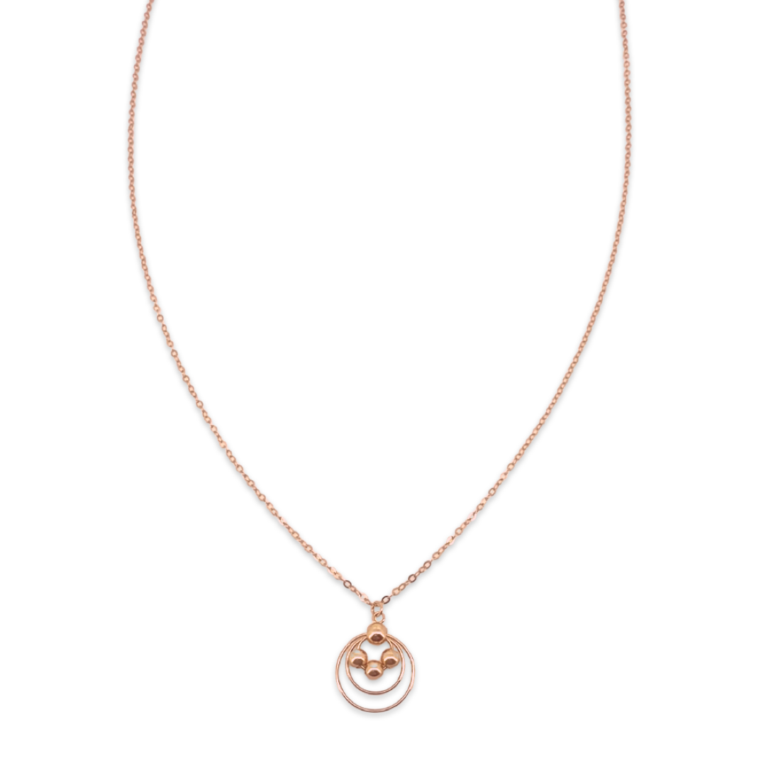 Rose Celestial Orbit Necklace