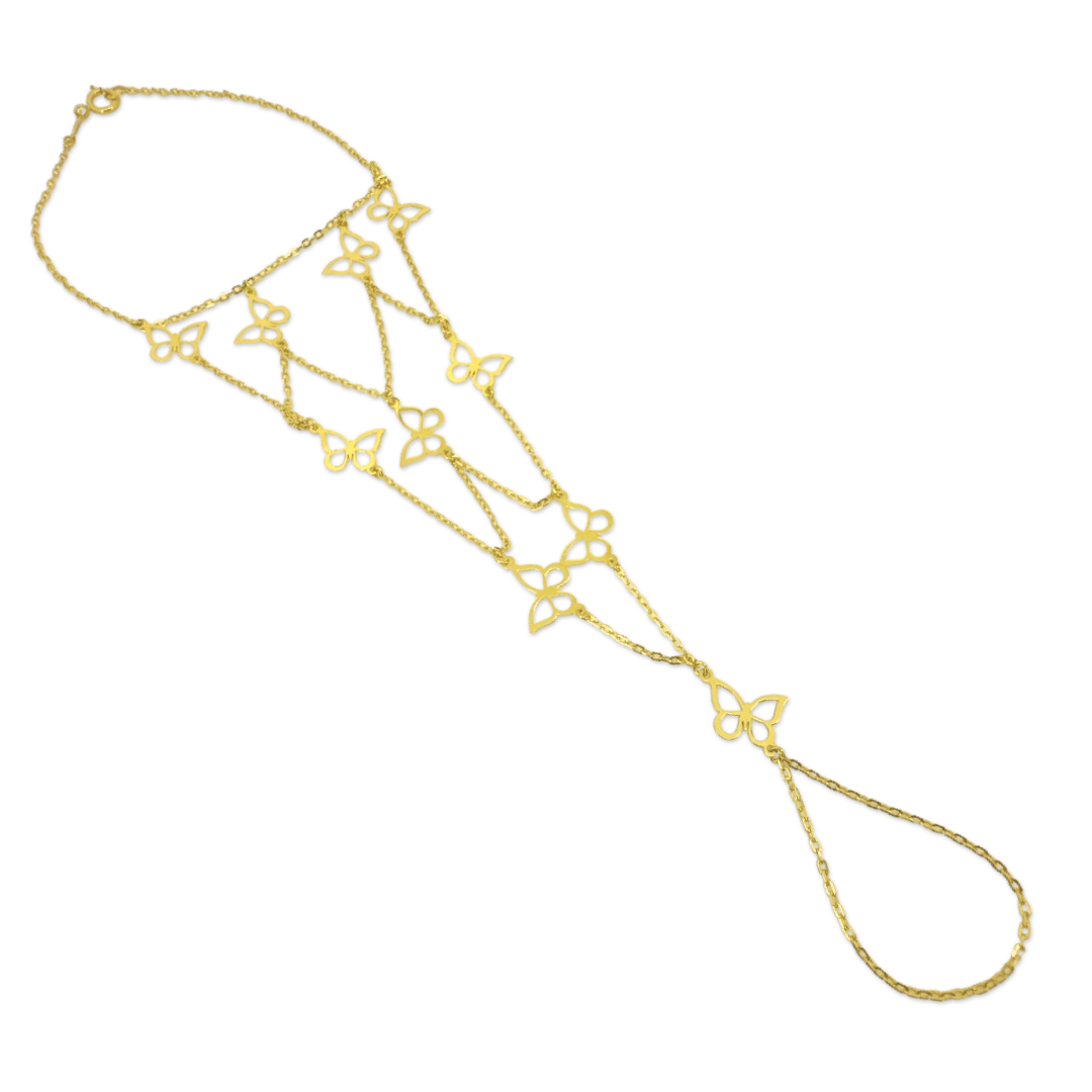 Butterfly Grid Handchain