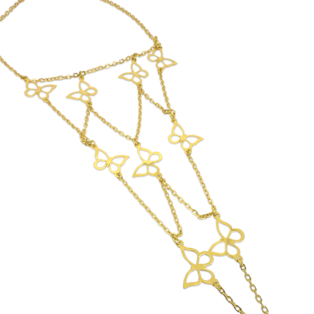 Butterfly Grid Handchain