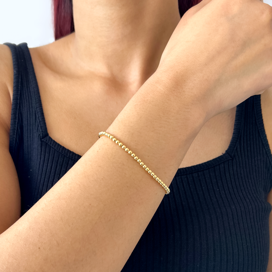 Gold Ball Bracelet