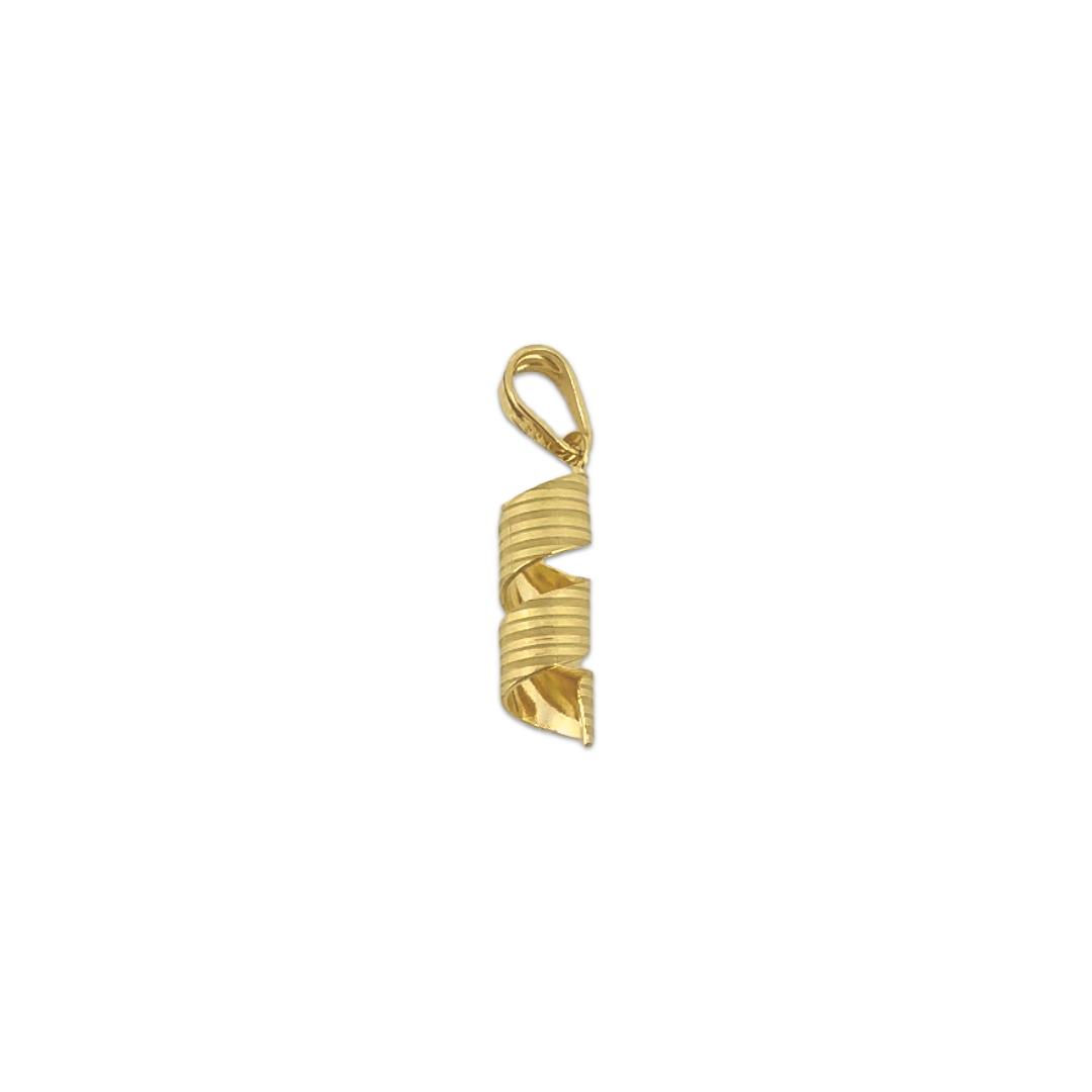 Gold Spiral Pendant