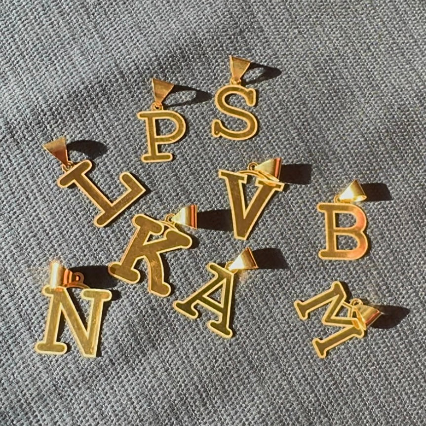 Bold Initial Pendant