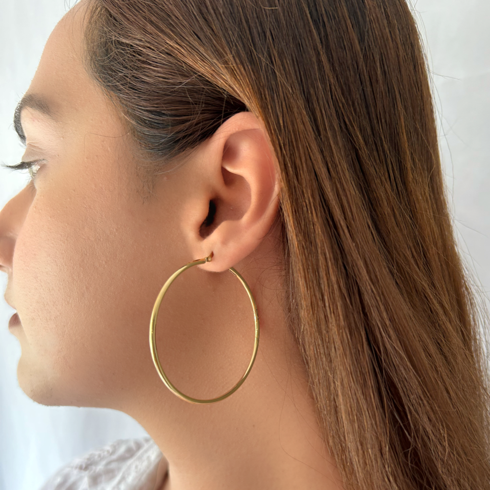 Large Round Hoops