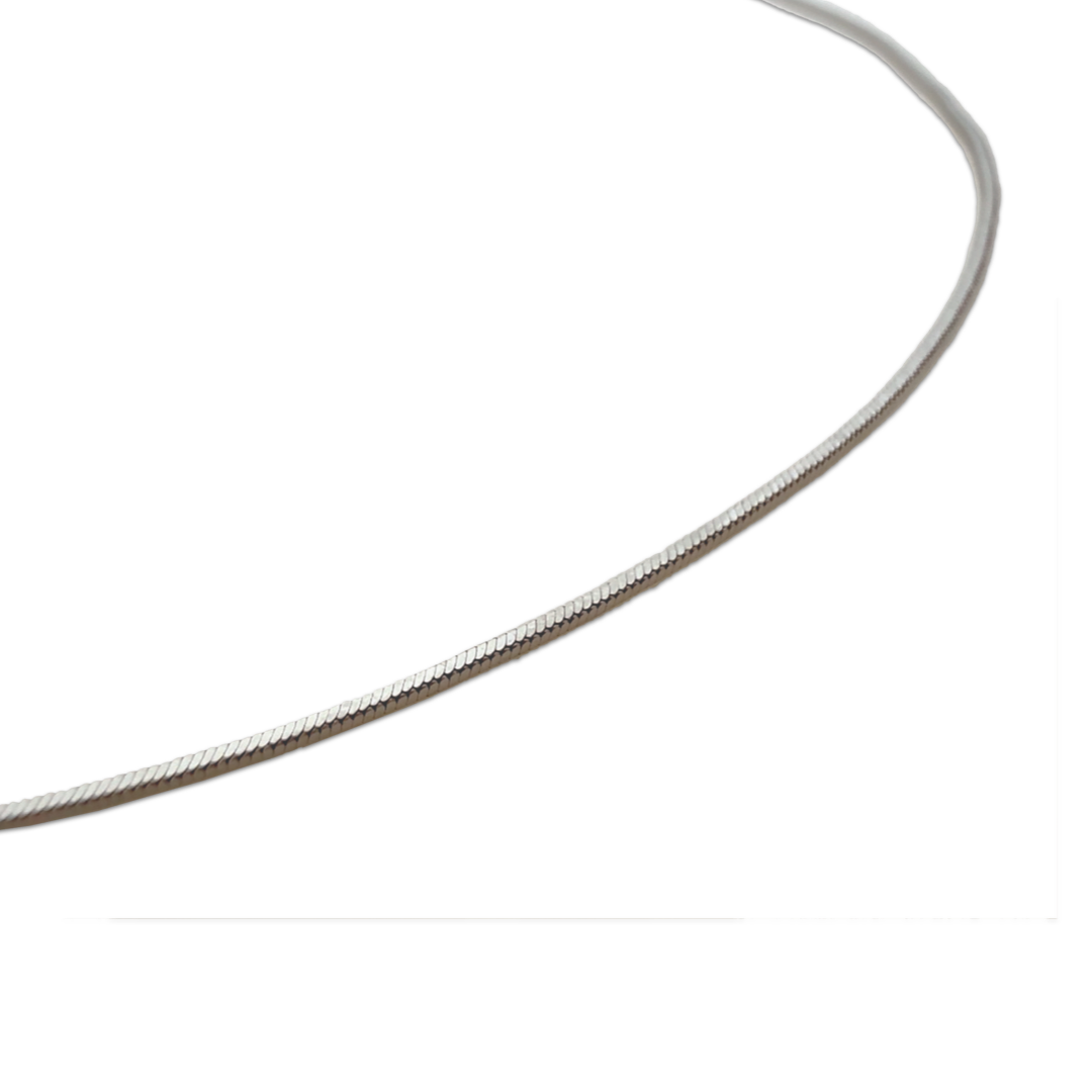 Mini Box Snake Chain | White