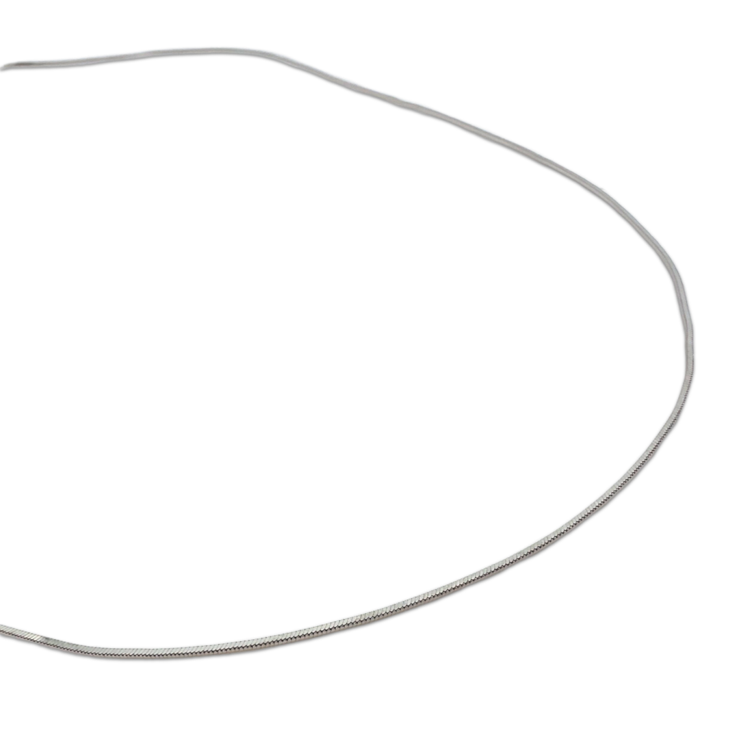 Mini Box Snake Chain | White
