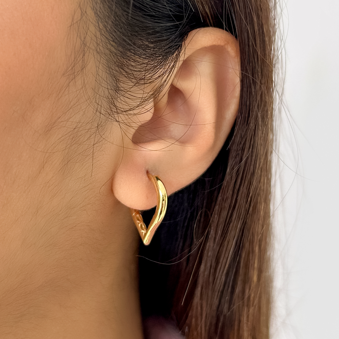 Midi Droplet Hoops
