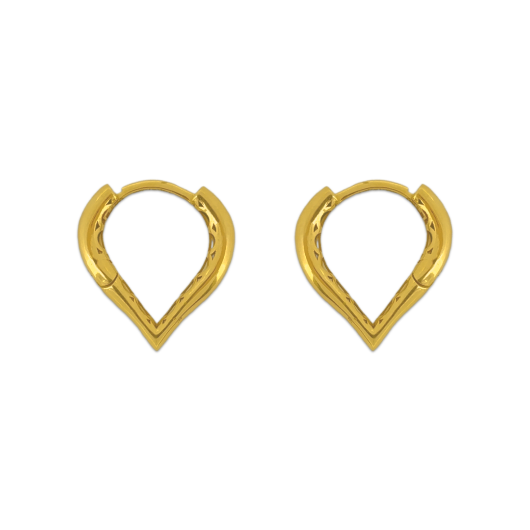 Midi Droplet Hoops