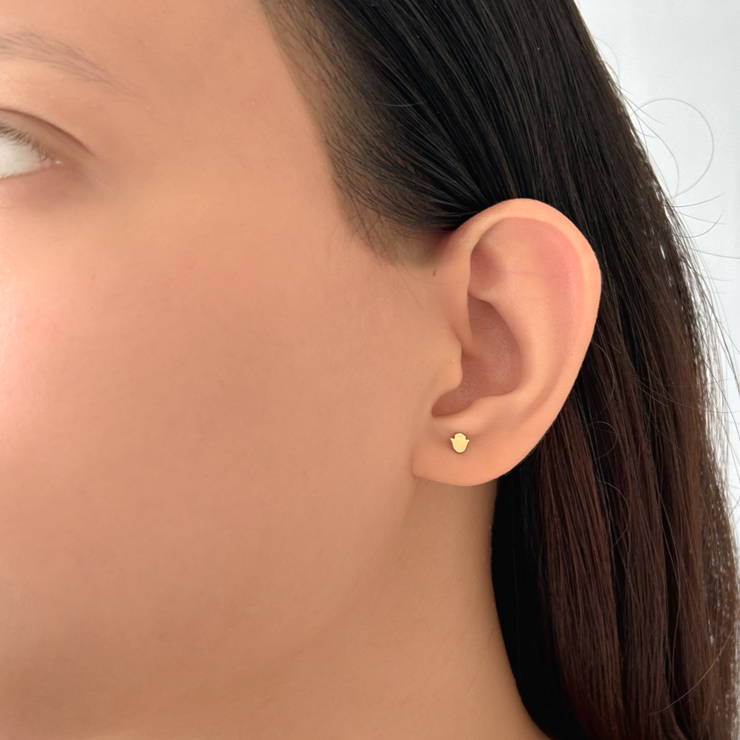 Mini Hamsa Studs