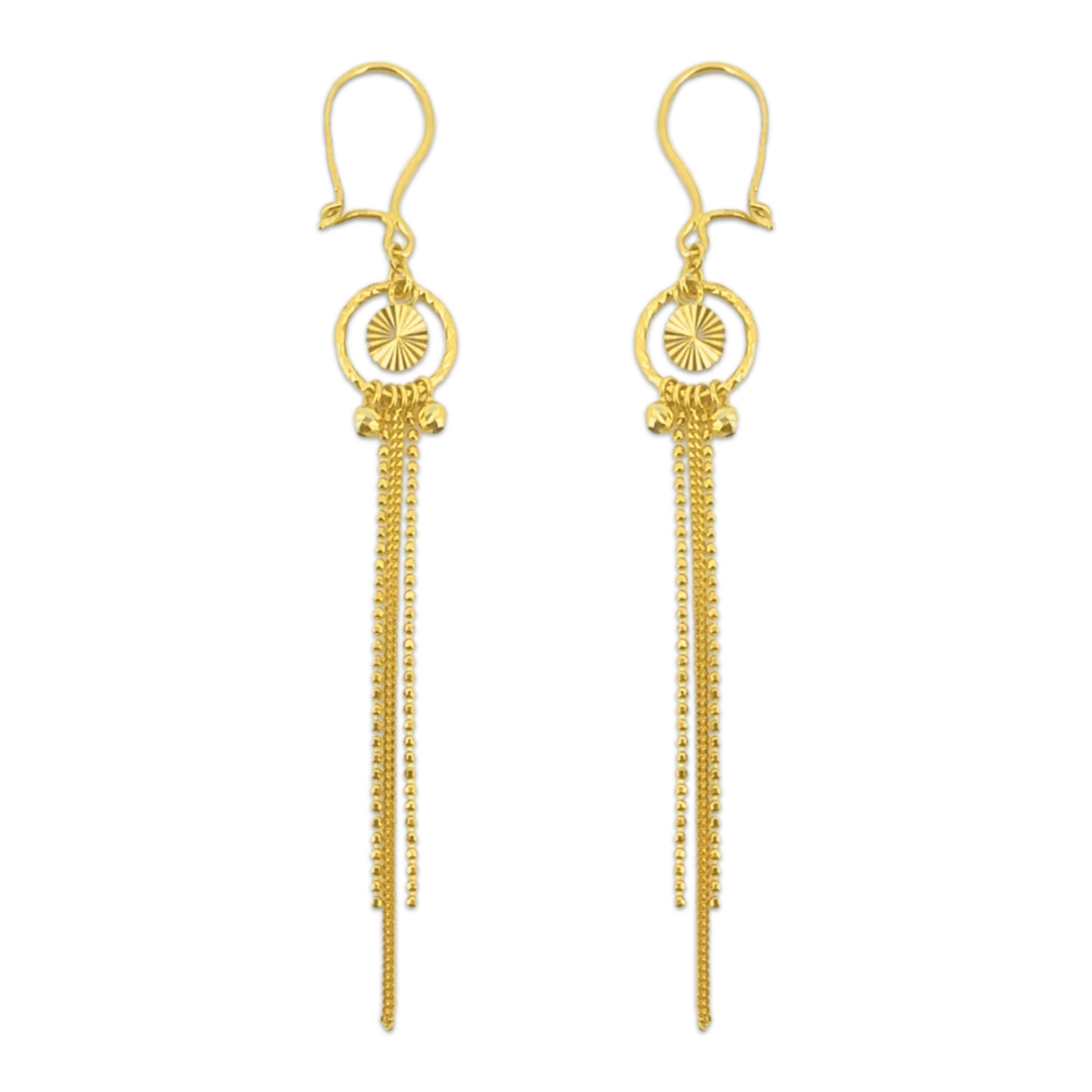Multi Chain Sparkle Earrings