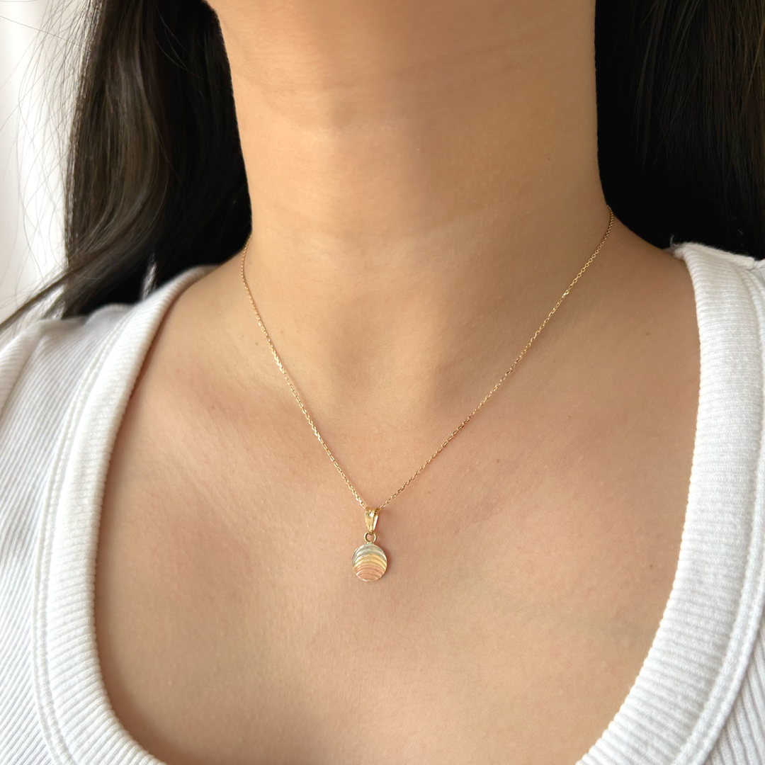 Multicolor Circle Pendant