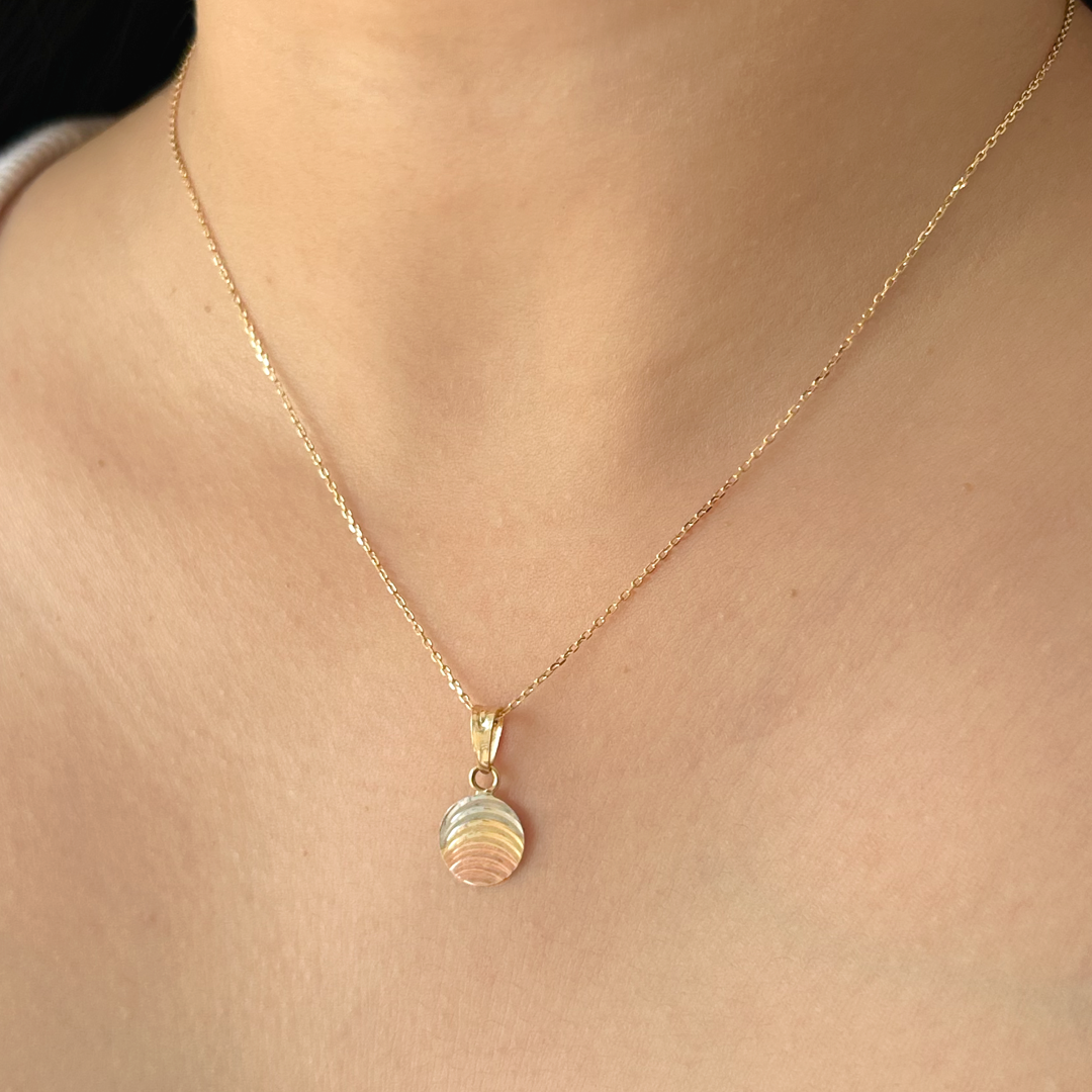 Multicolor Circle Pendant