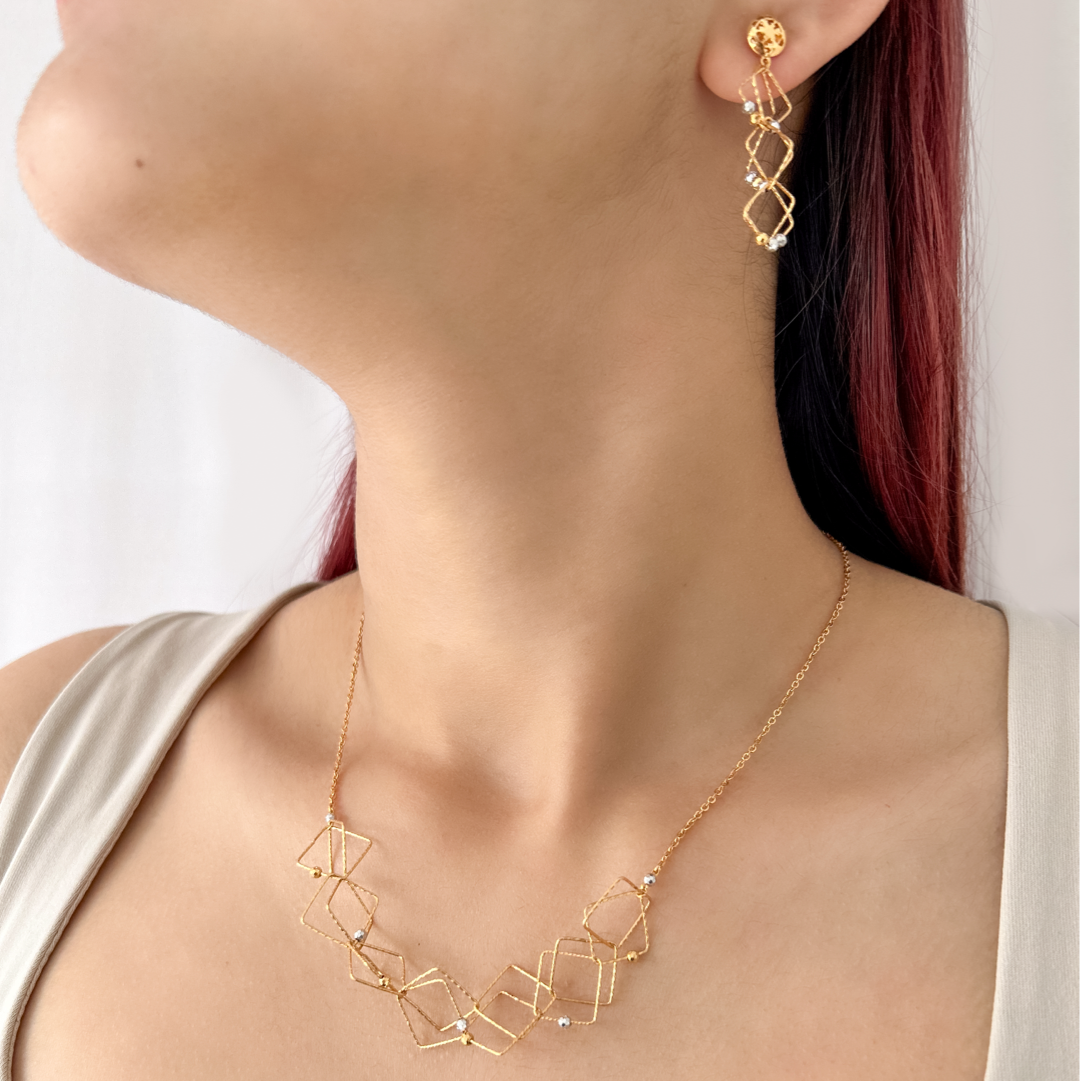 Rhombus Sphere Sparkle Set