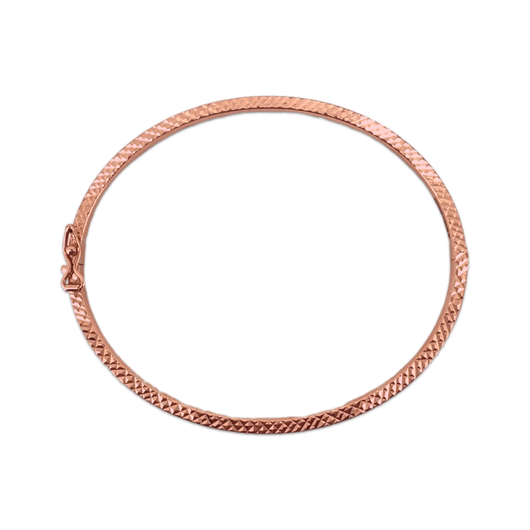 Scaled Bangle Bracelet |Rose