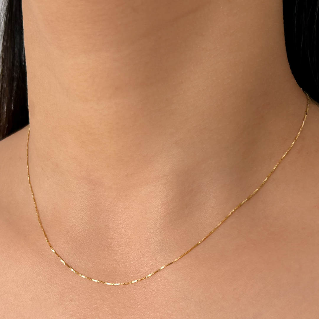 Slick Box Chain | Yellow