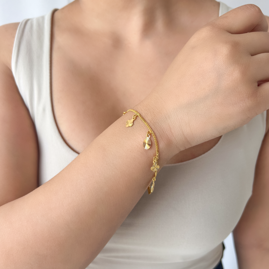 Sparkle Bold Charm Bracelet