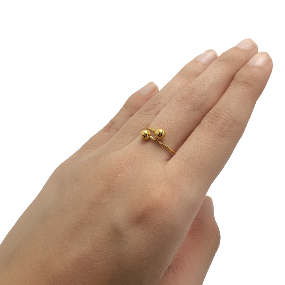 Sphere Open Ring