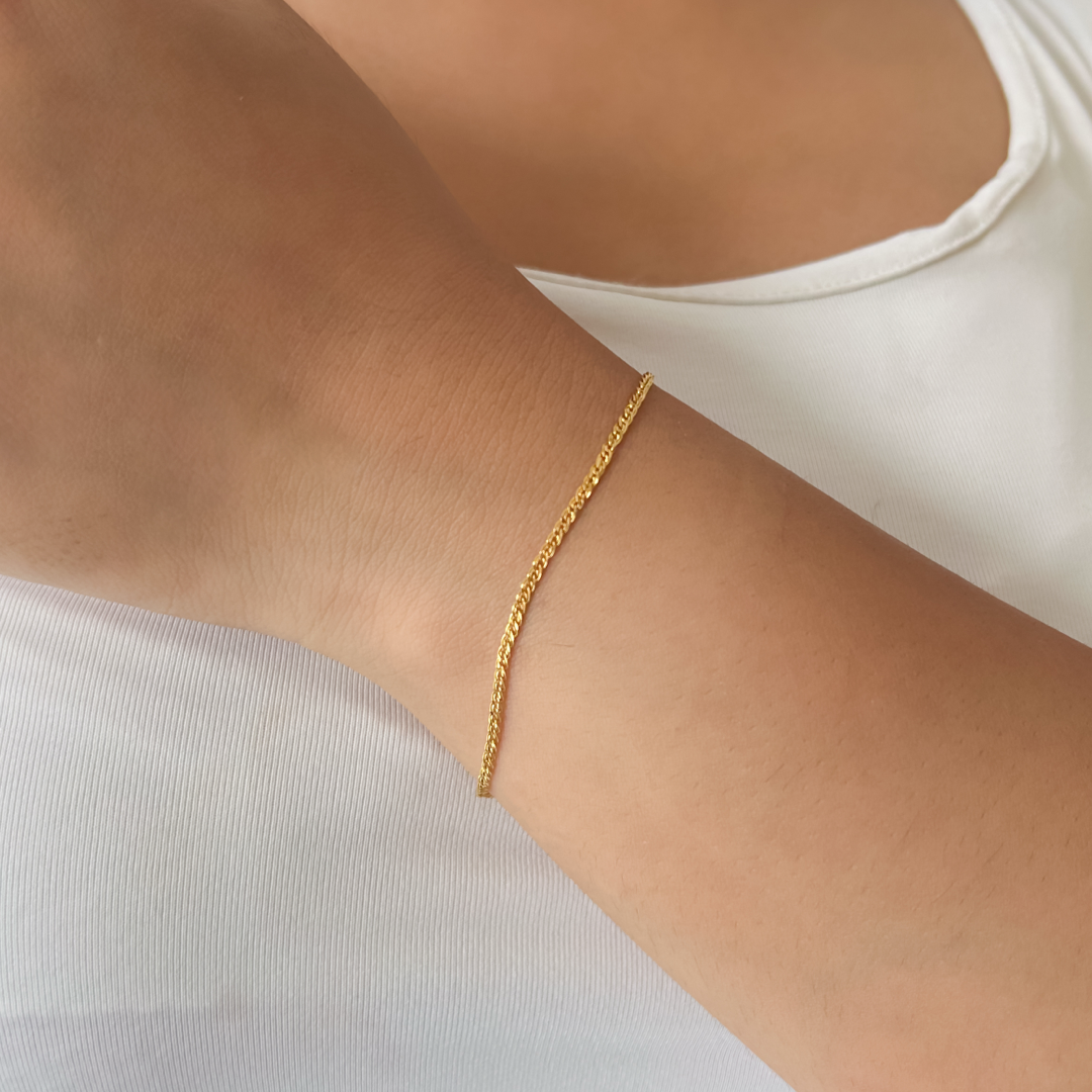 Cluster Link Chain Bracelet