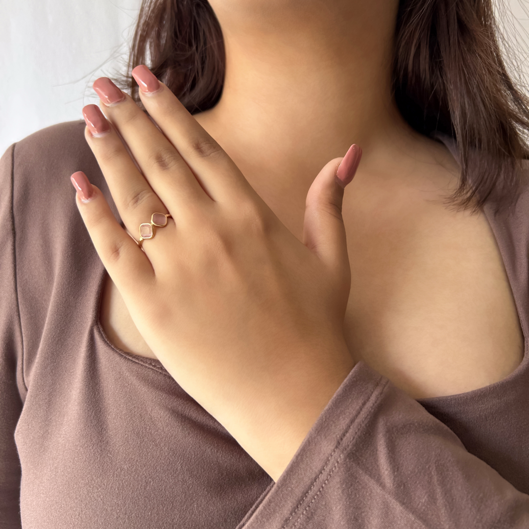 Dual Pink Rhombus Band