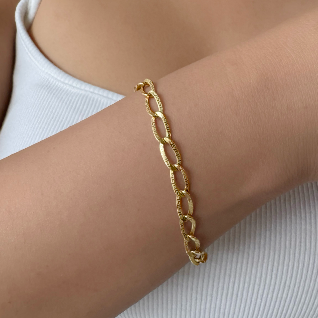 Meander Link Bracelet