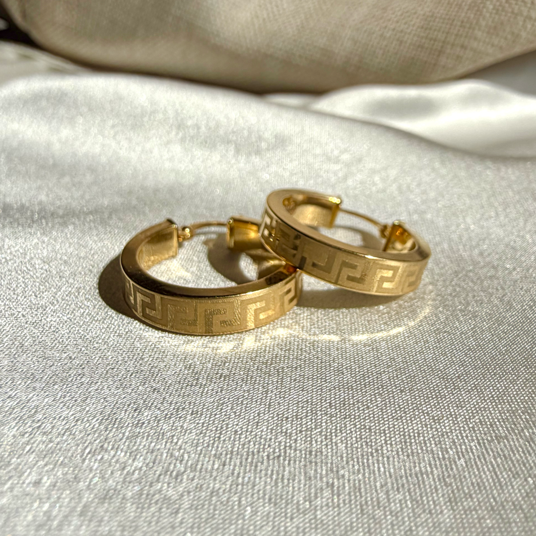 Thick Meander Hoops