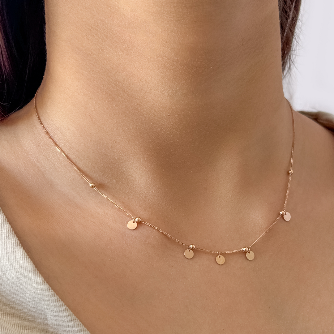 Circle Bead Necklace