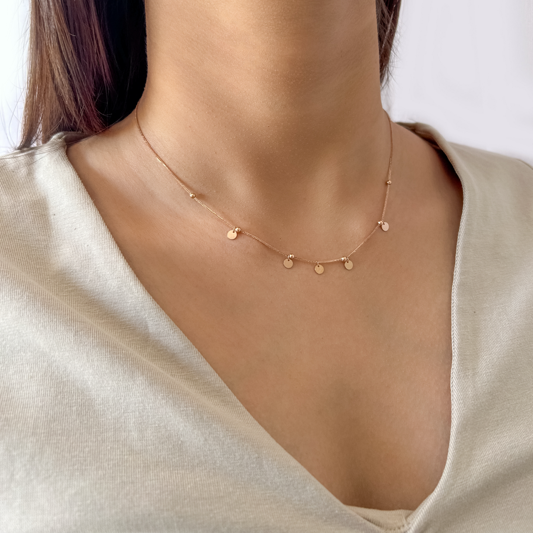 Circle Bead Necklace
