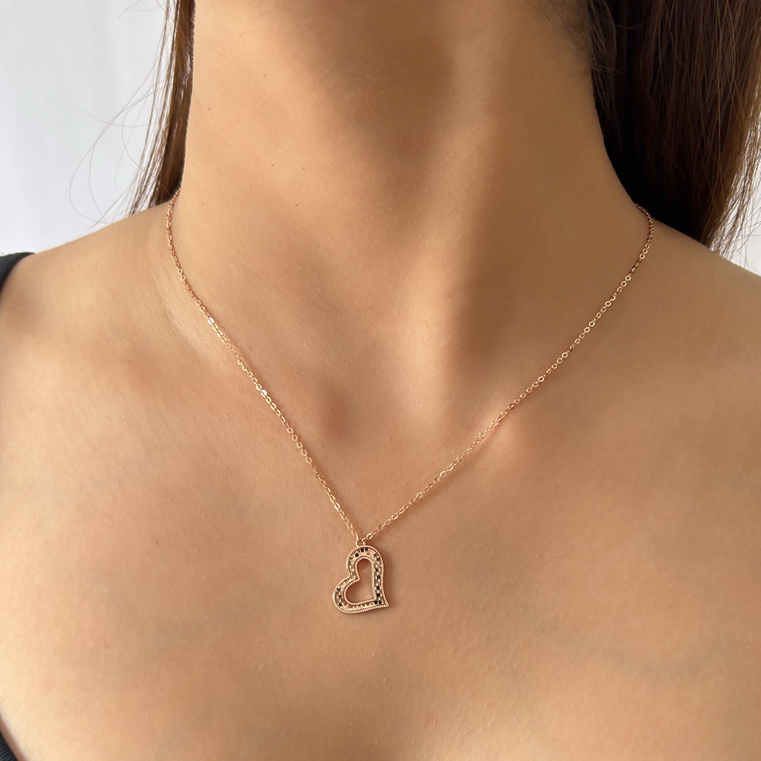 Glimmer Heart Necklace