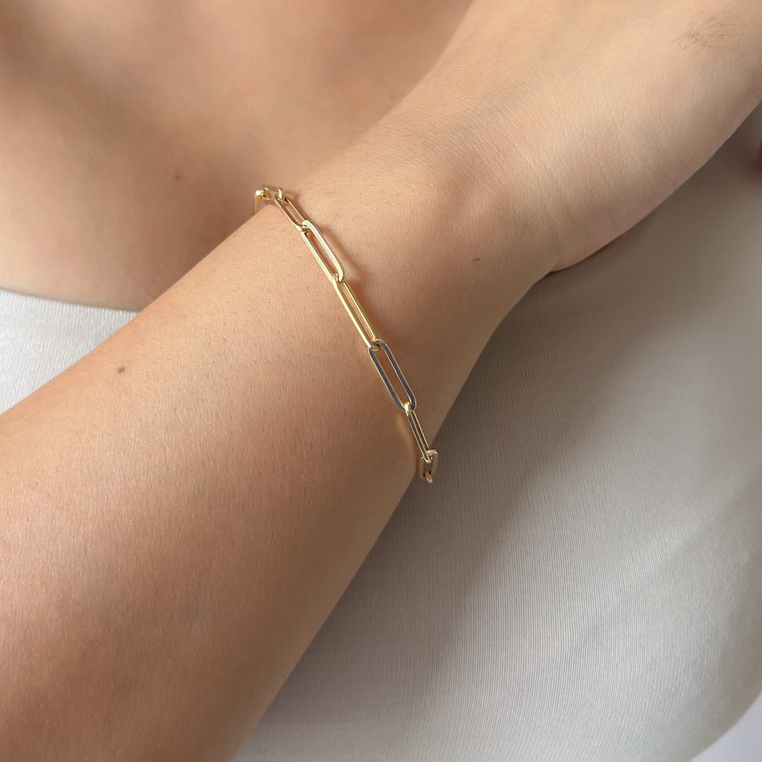 Bold Paperclip Bracelet