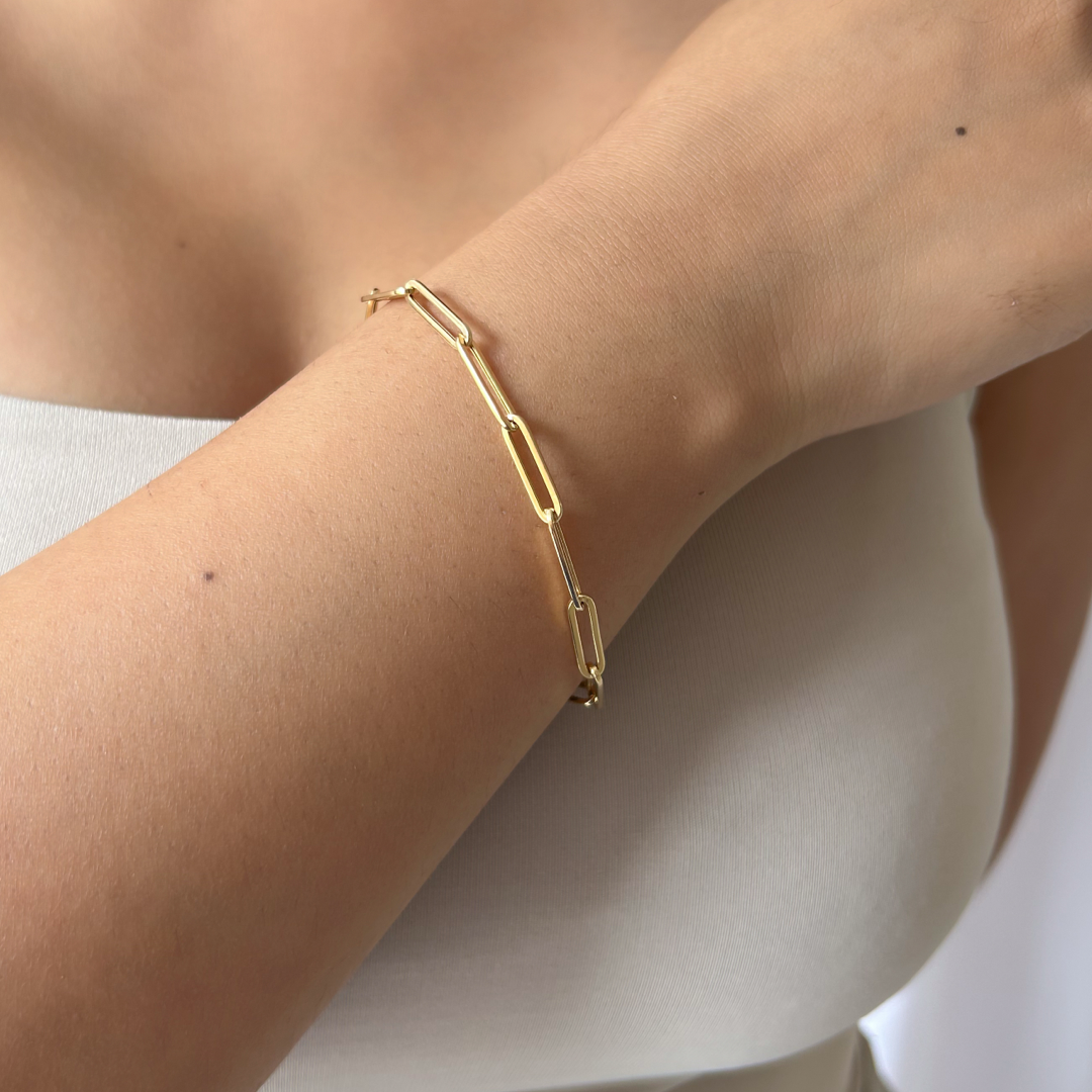 Bold Paperclip Bracelet