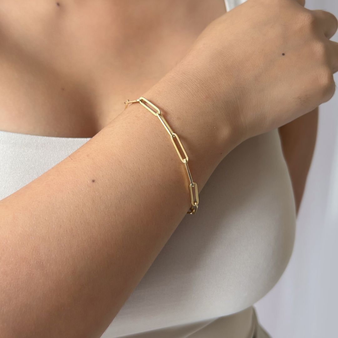 Bold Paperclip Bracelet
