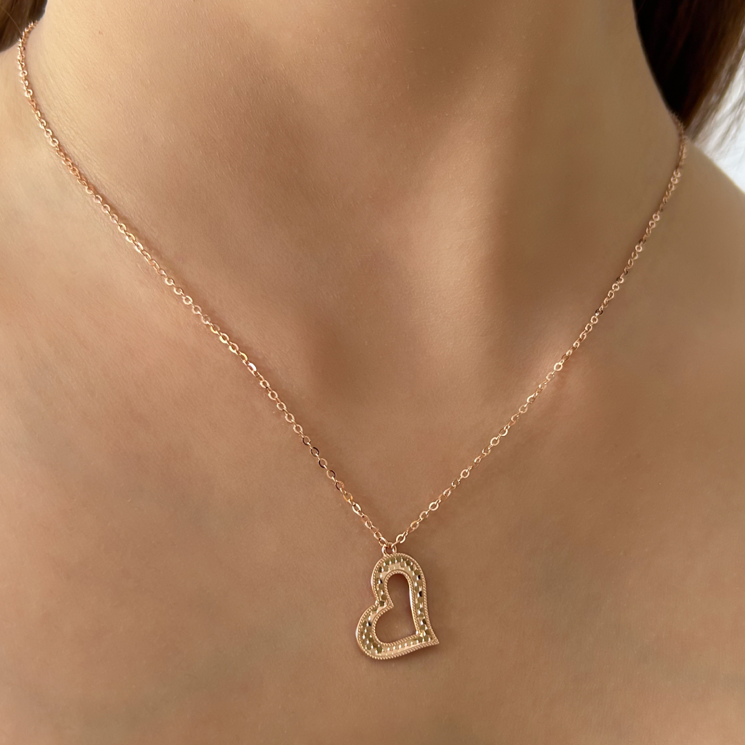 Glimmer Heart Necklace