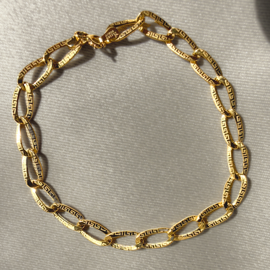 Meander Link Bracelet