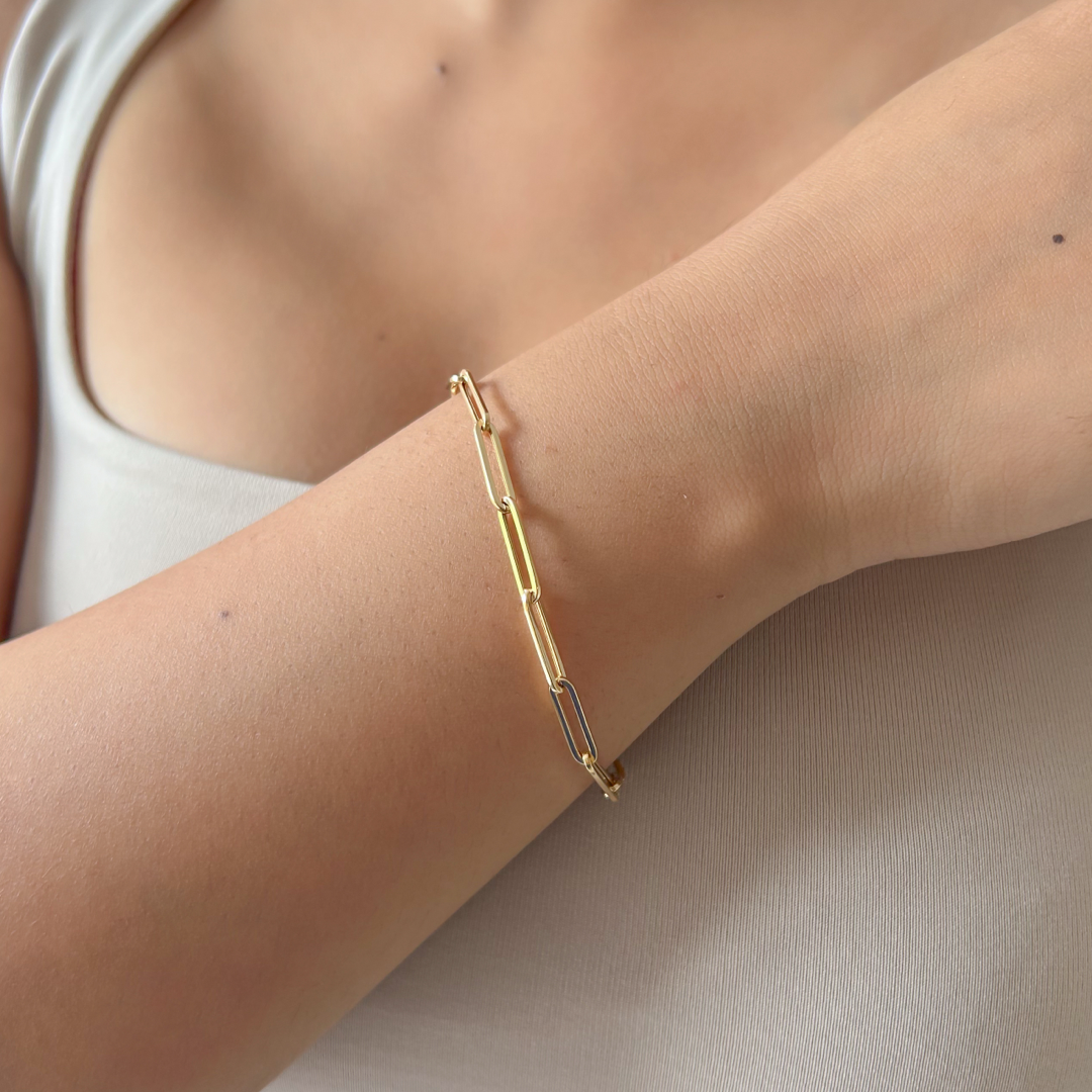 Bold Paperclip Bracelet