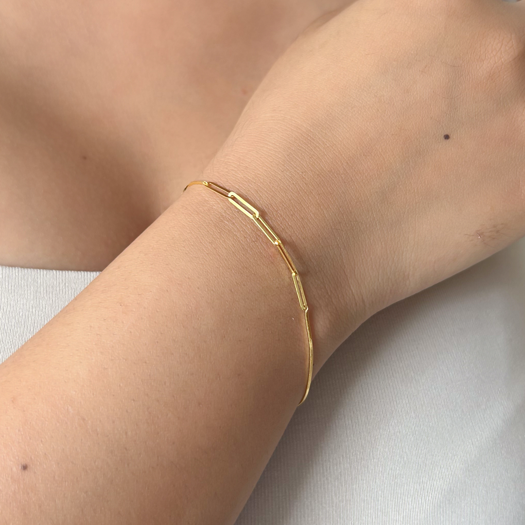 Paperclip Box Bracelet