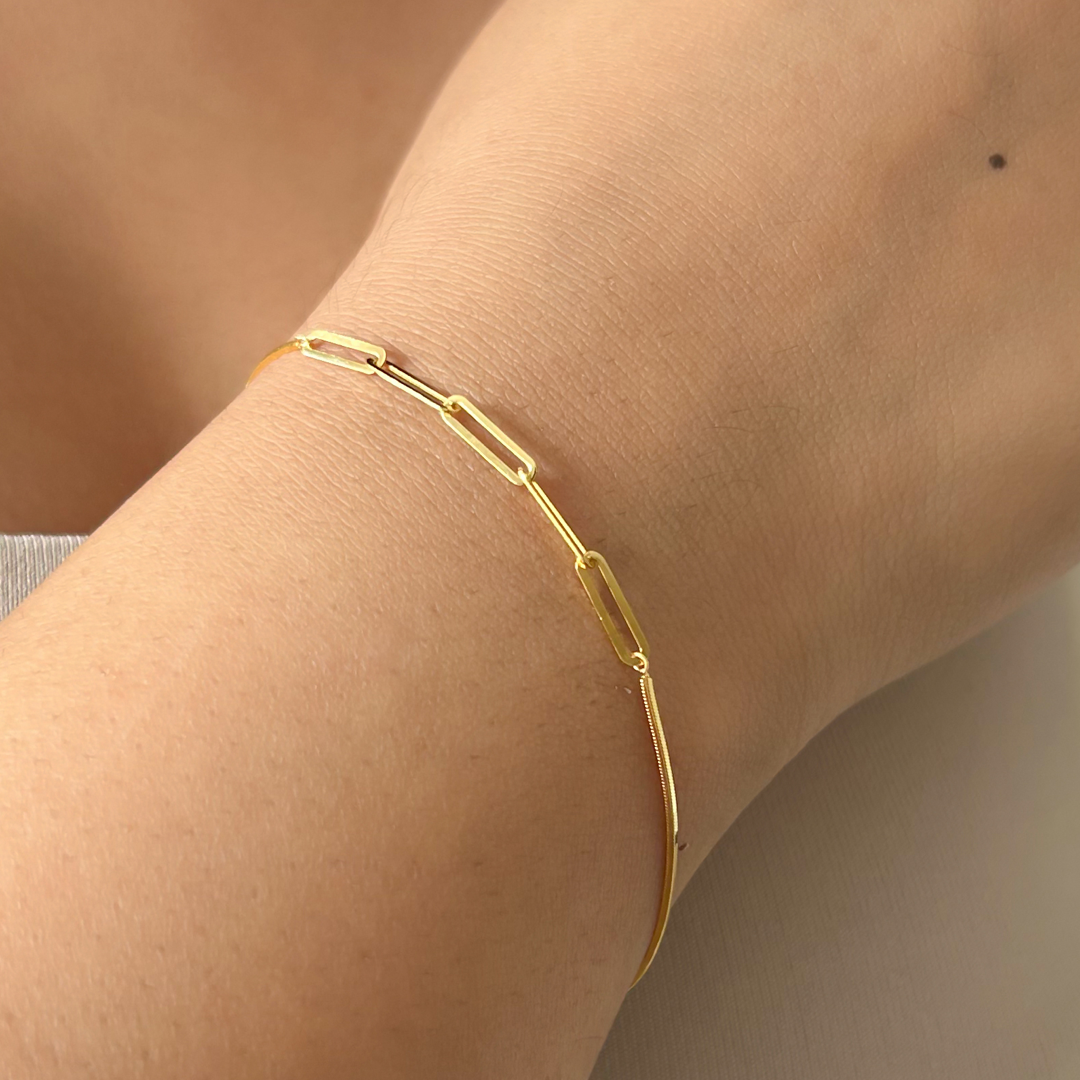 Paperclip Box Bracelet