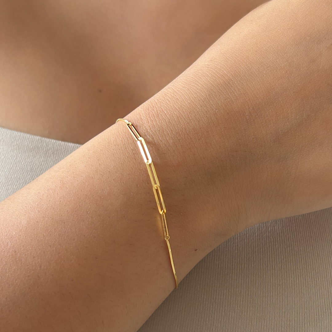 Paperclip Box Bracelet