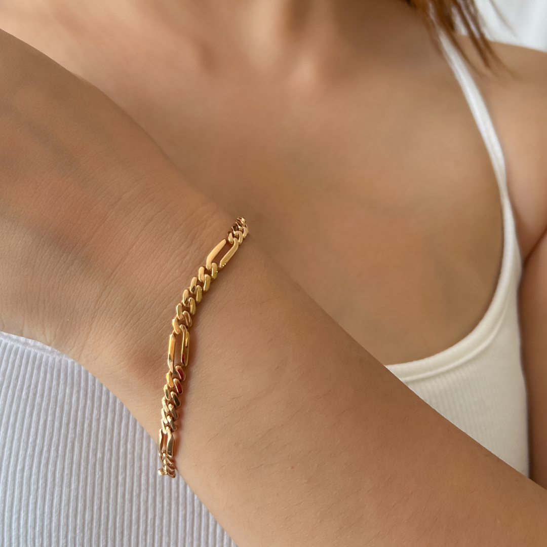 Broad Curb Bracelet
