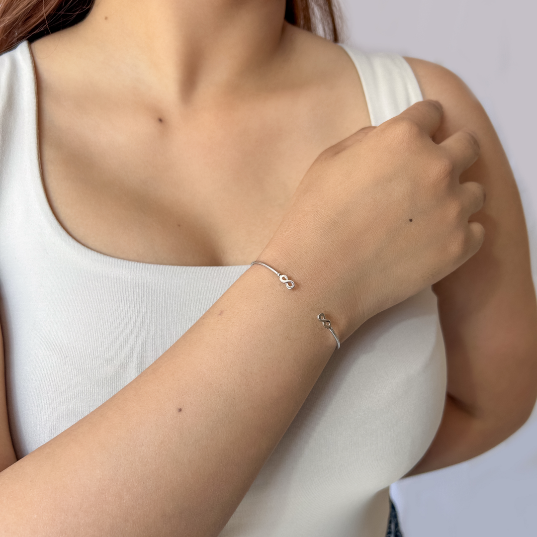 Mini Infinity Open Bracelet
