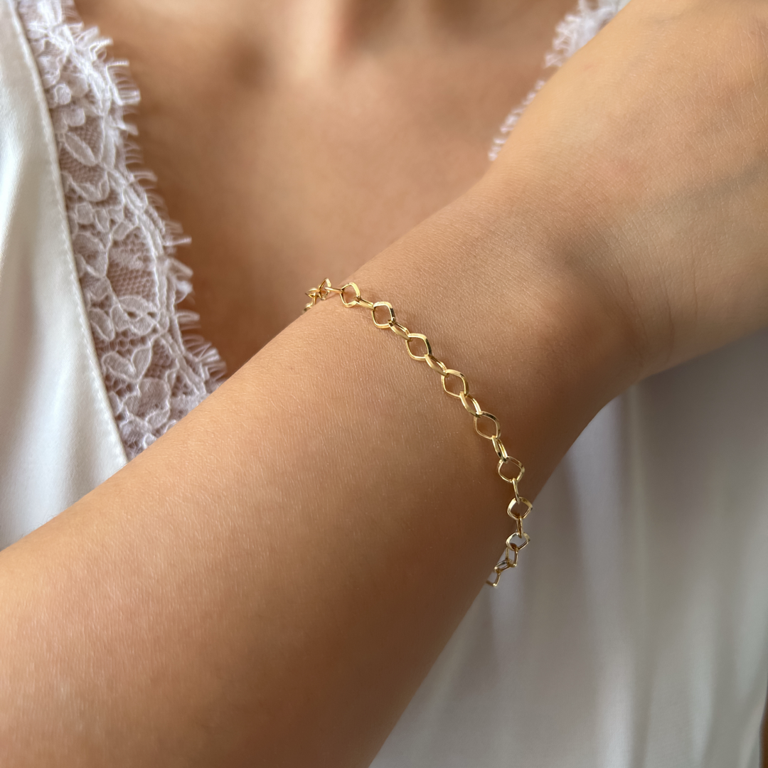 Rhombus Link Bracelet