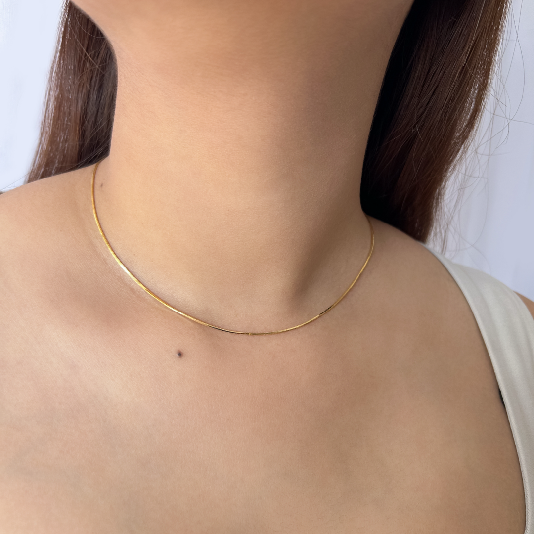 Gold Box Snake Chain