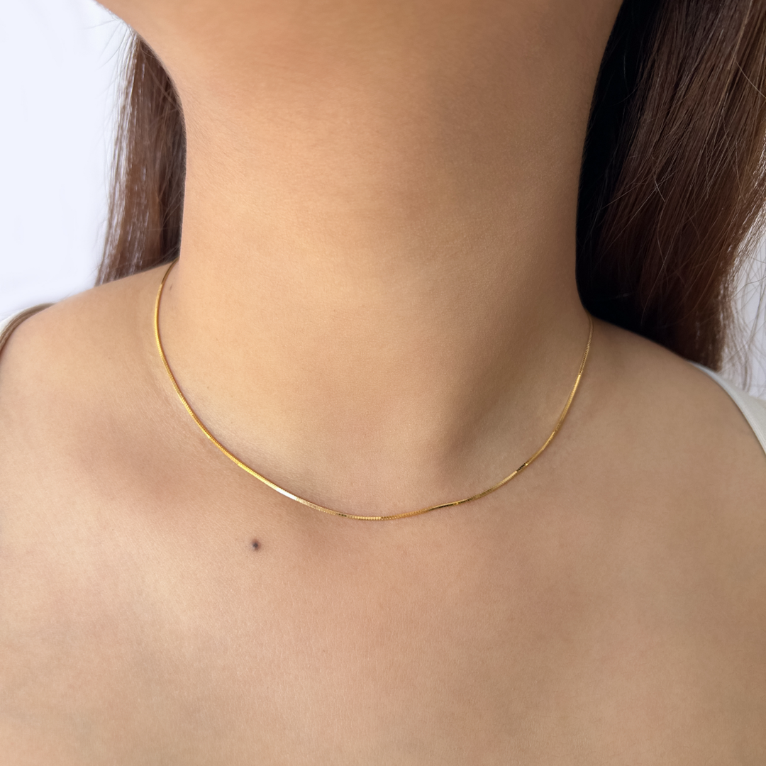 Gold Box Snake Chain