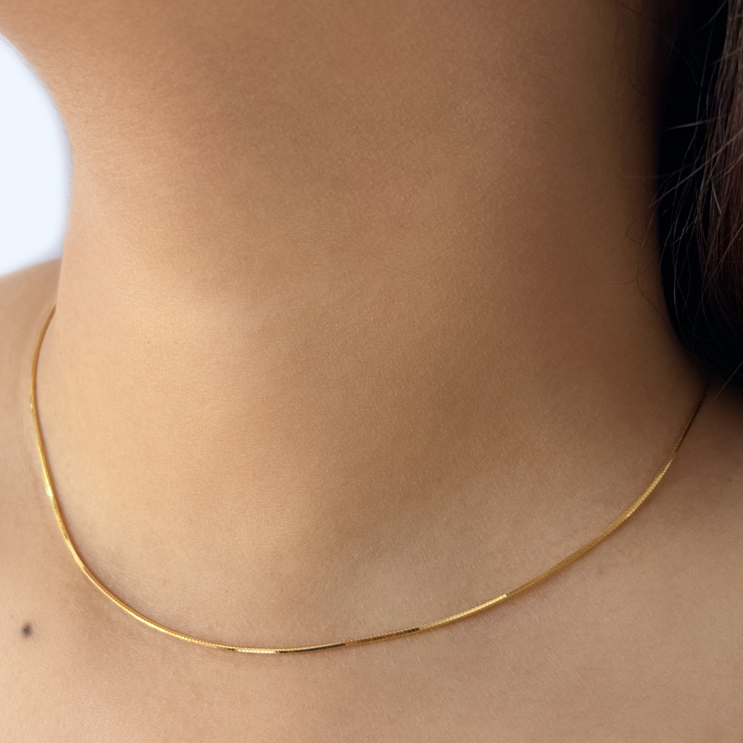 Gold Box Snake Chain