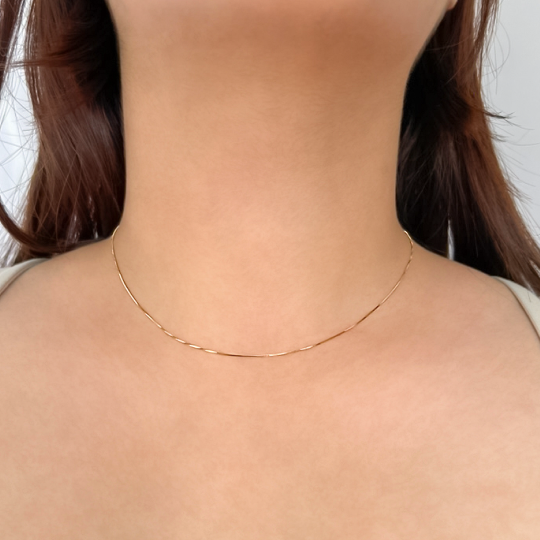 Mini Shimmer Box Chain