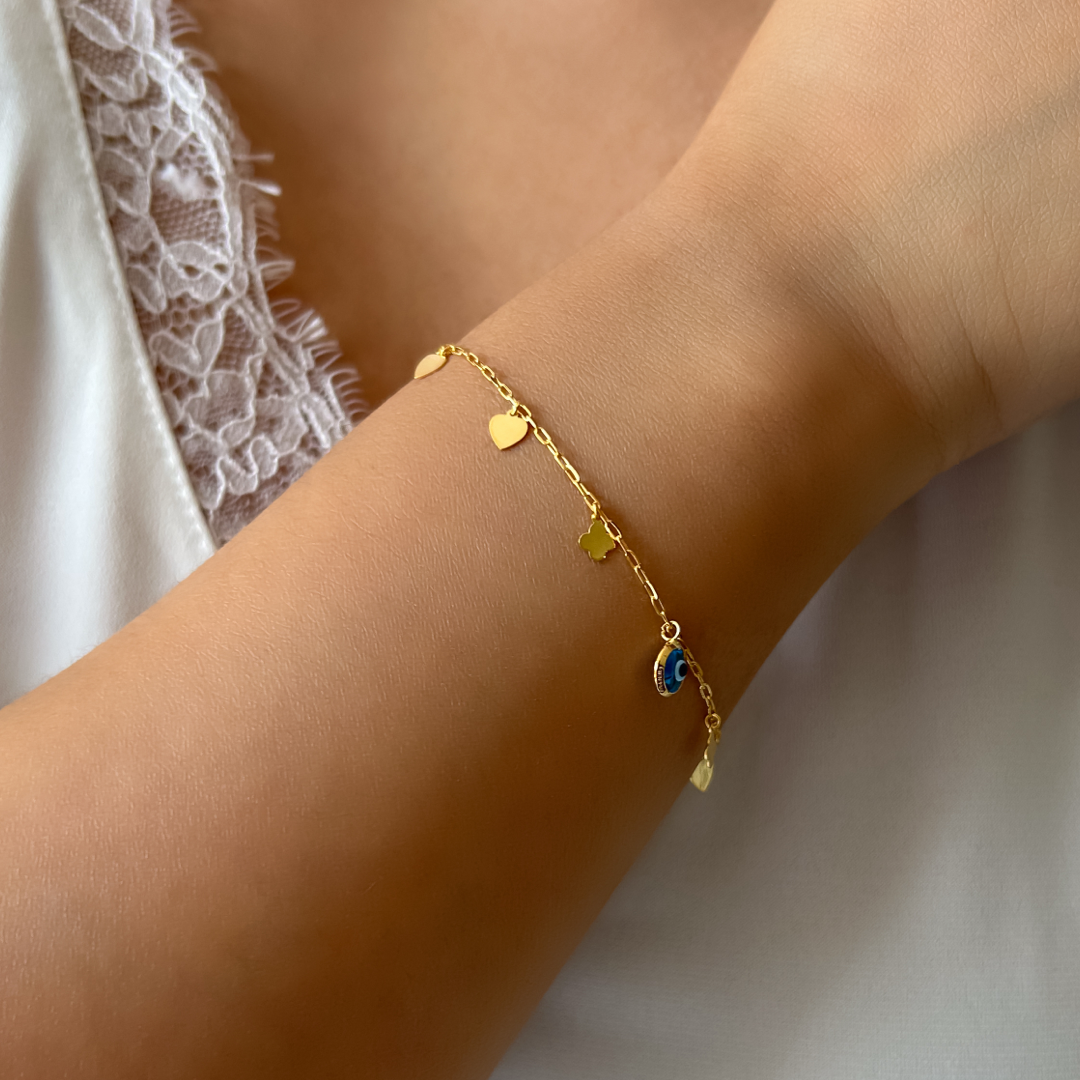 Evil Eye Symbolic Charm Bracelet