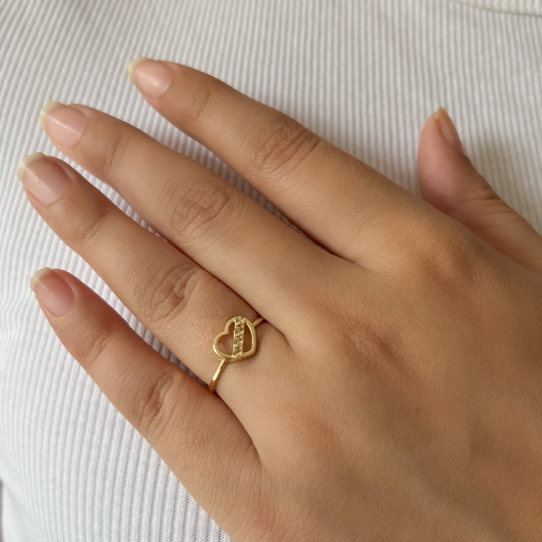 Spark Heart Ring