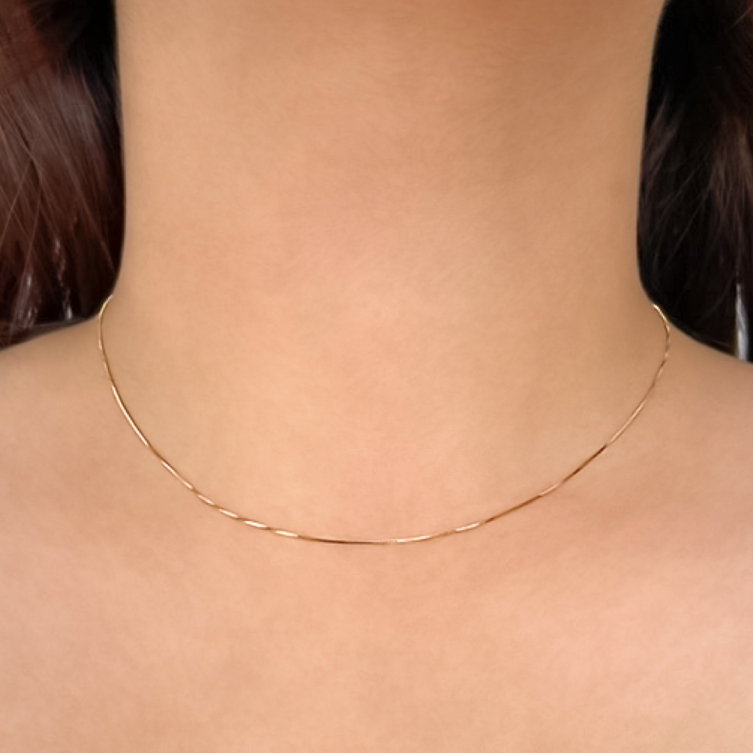 Mini Shimmer Box Chain