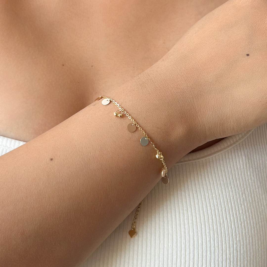 Multi Circle Bead Bracelet